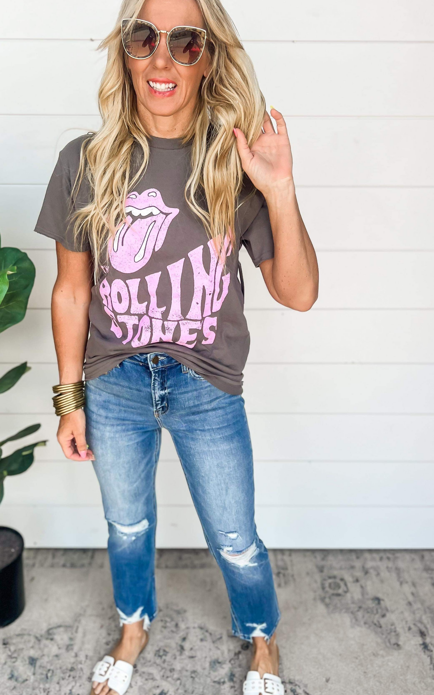 MICA | High Rise Ankle Straight w/ Side Slit Denim Jeans** - Final Sale
