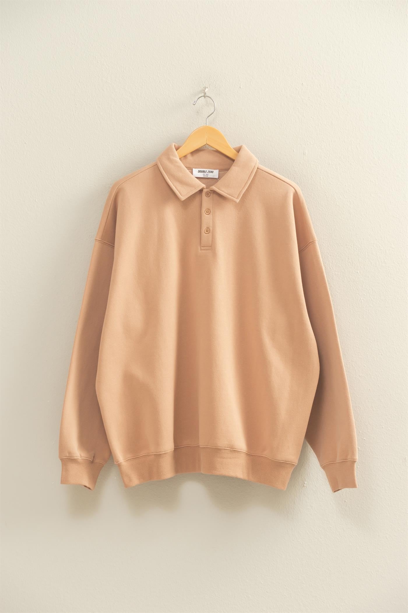 Oversized Polo Collared Pullover (6 COLORS) | HYFVE *LA LIVE PREORDER
