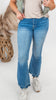 JUDY BLUE | Demi Mid Rise Magic Release Boyfriend Denim Jeans (REG/CURVY)