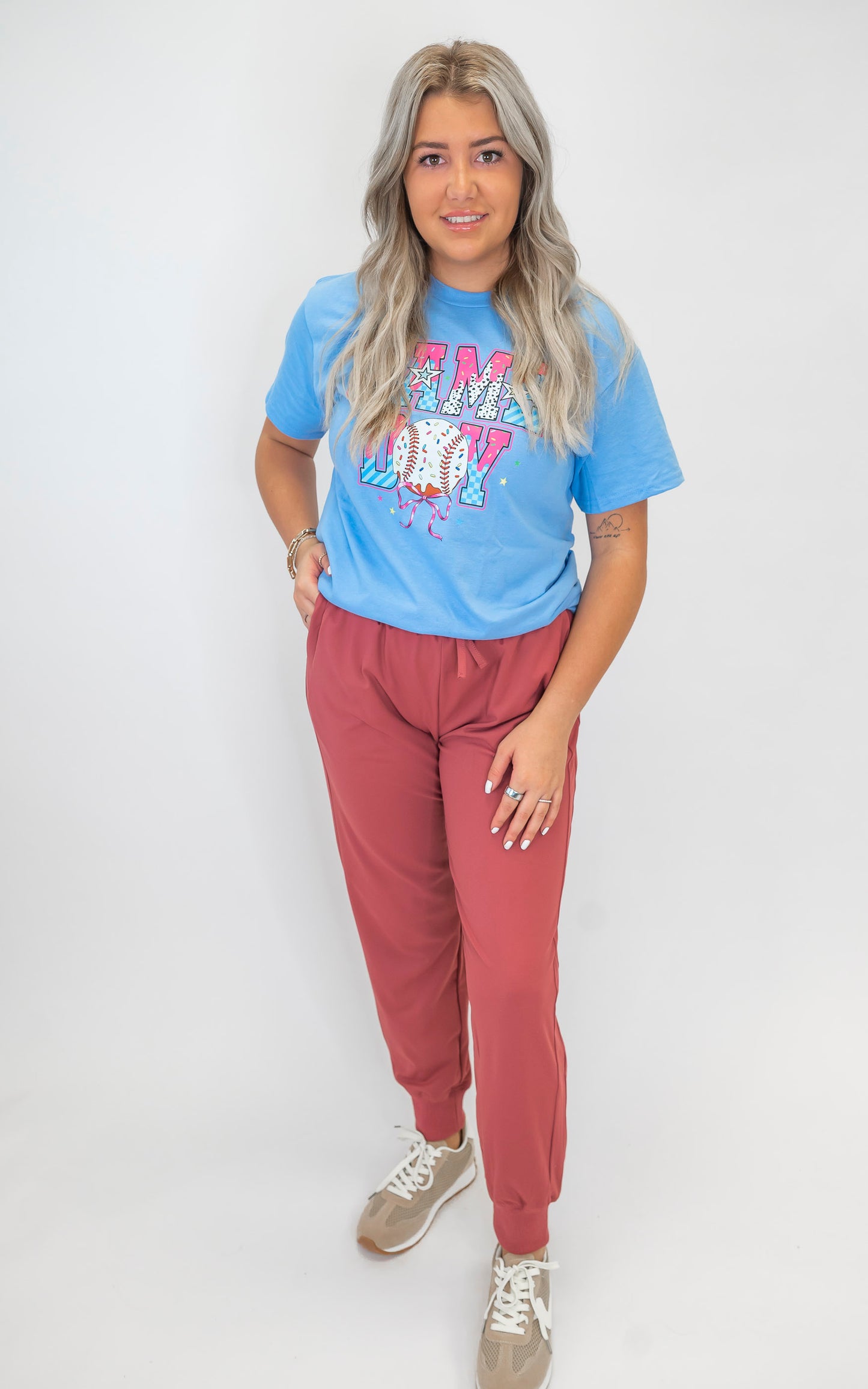 Ice Cream Drip Game Day Graphic T-shirt
