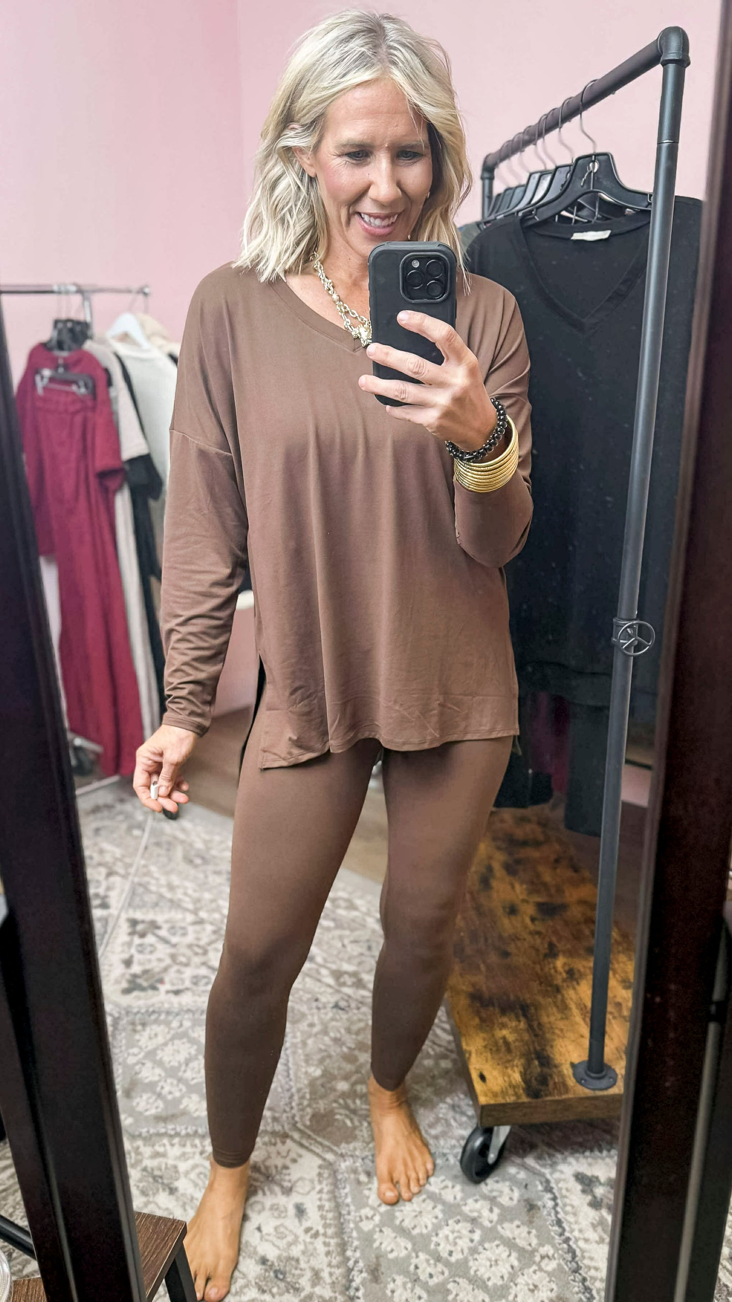 Brushed Dty Microfiber Loungewear Set (8 COLORS) | ZENANA *LA LIVE PREORDER