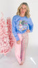 Stink Stank Stunk Crew Neck Graphic Sweatshirt