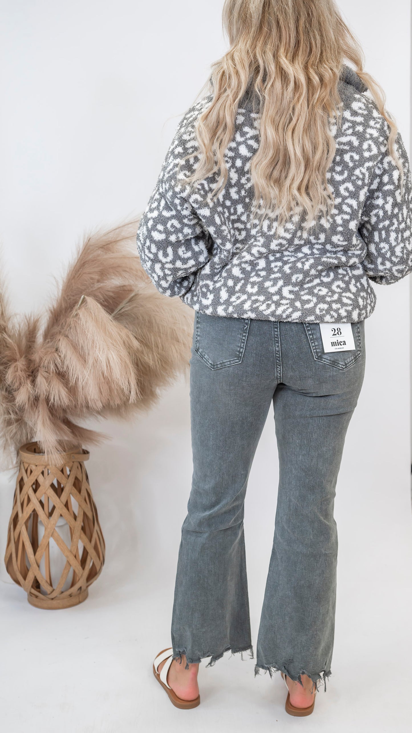 Mica - The Marlowe High Rise Vintage Flare Denim Jeans**