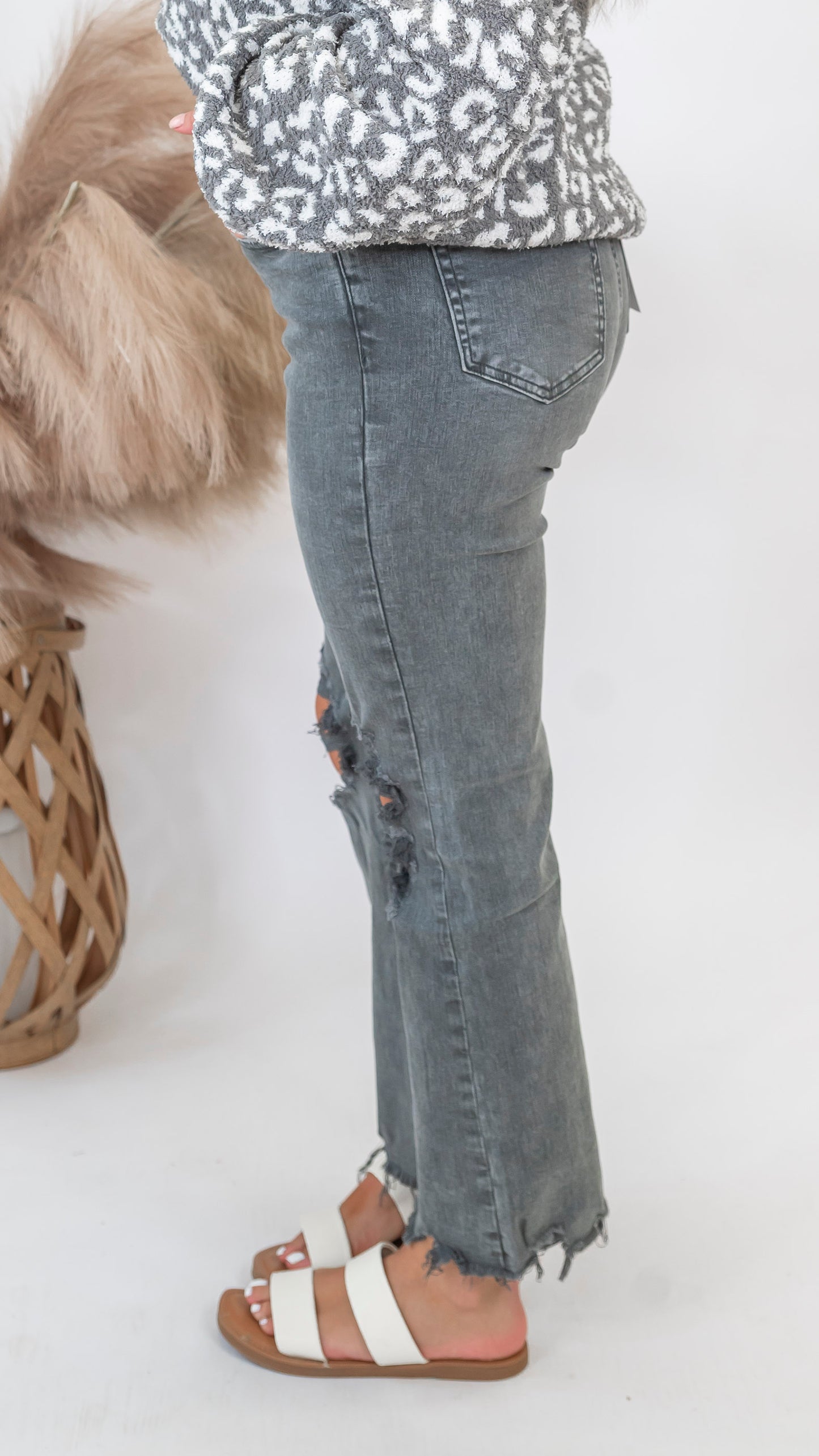 Mica - The Marlowe High Rise Vintage Flare Denim Jeans**