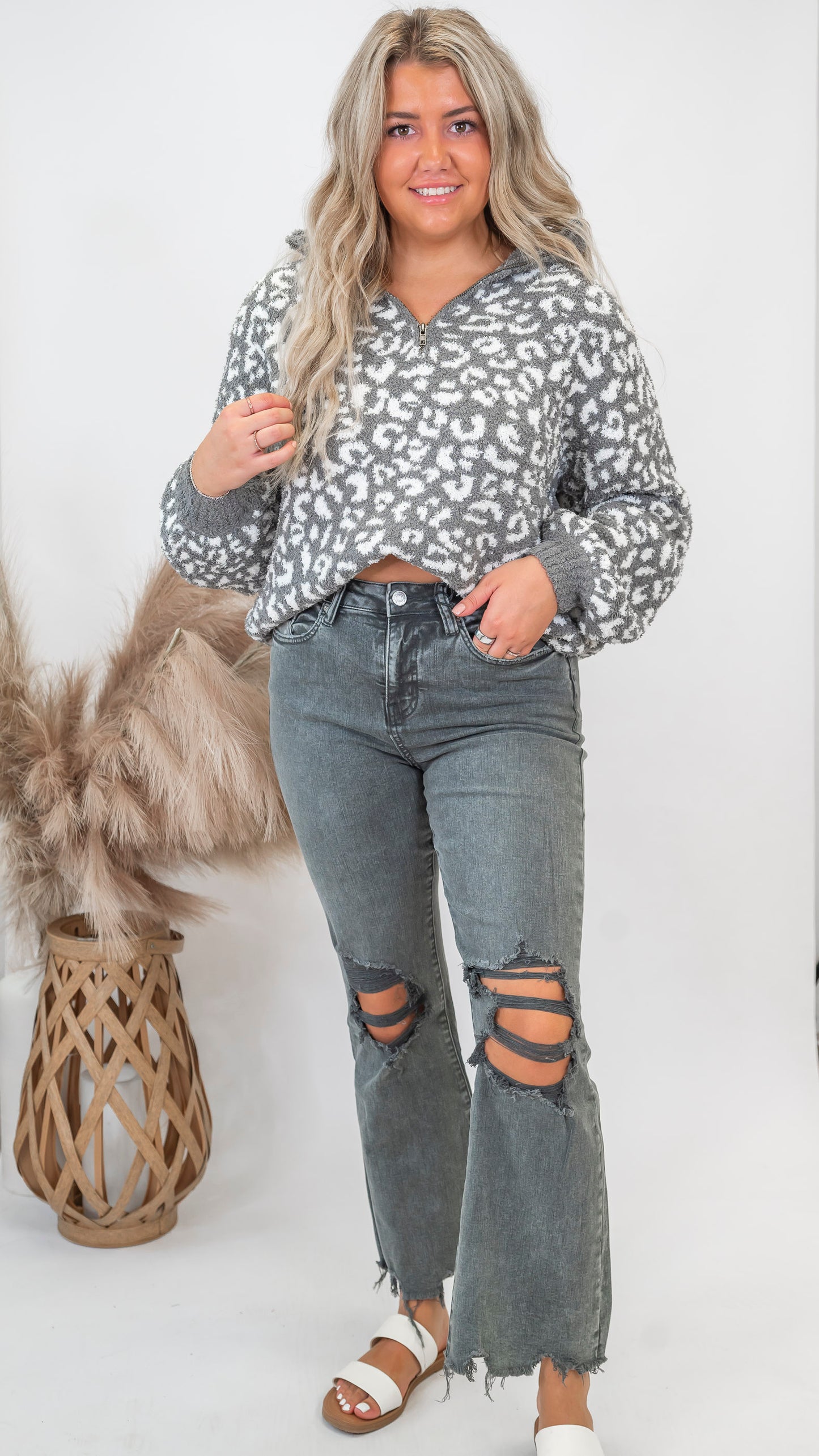 Mica - The Marlowe High Rise Vintage Flare Denim Jeans**