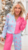 Christmas Tree & Candy Canes Wide Leg Pajama Set | SALTY WAVE *DEAL* START SHIP DATE: LATE NOV