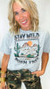 Stay Wild Roam Free Fine Jersey Boxy Graphic Tee