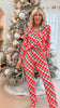Dream in Color Checked Wide Leg Pajama Set | SALTY WAVE - *DEAL* PREORDER NOV Ship Date