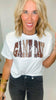 White GAMEDAY Fine Jersey Boxy Graphic Tee