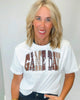 White GAMEDAY Fine Jersey Boxy Graphic Tee