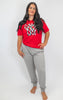 Checkered Game Day Graphic T-shirt