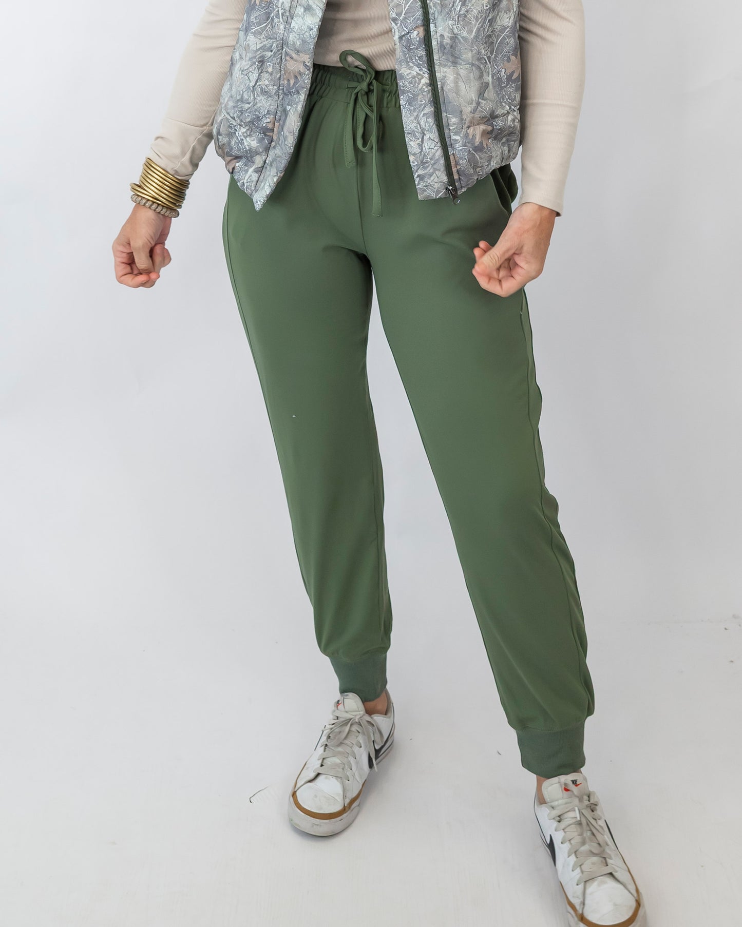 Hunter Green Everyday Joggers | Salty Wave *START SHIP DATE: NOV 24TH