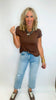 Super High Rise Cropped Straight Denim Jeans
