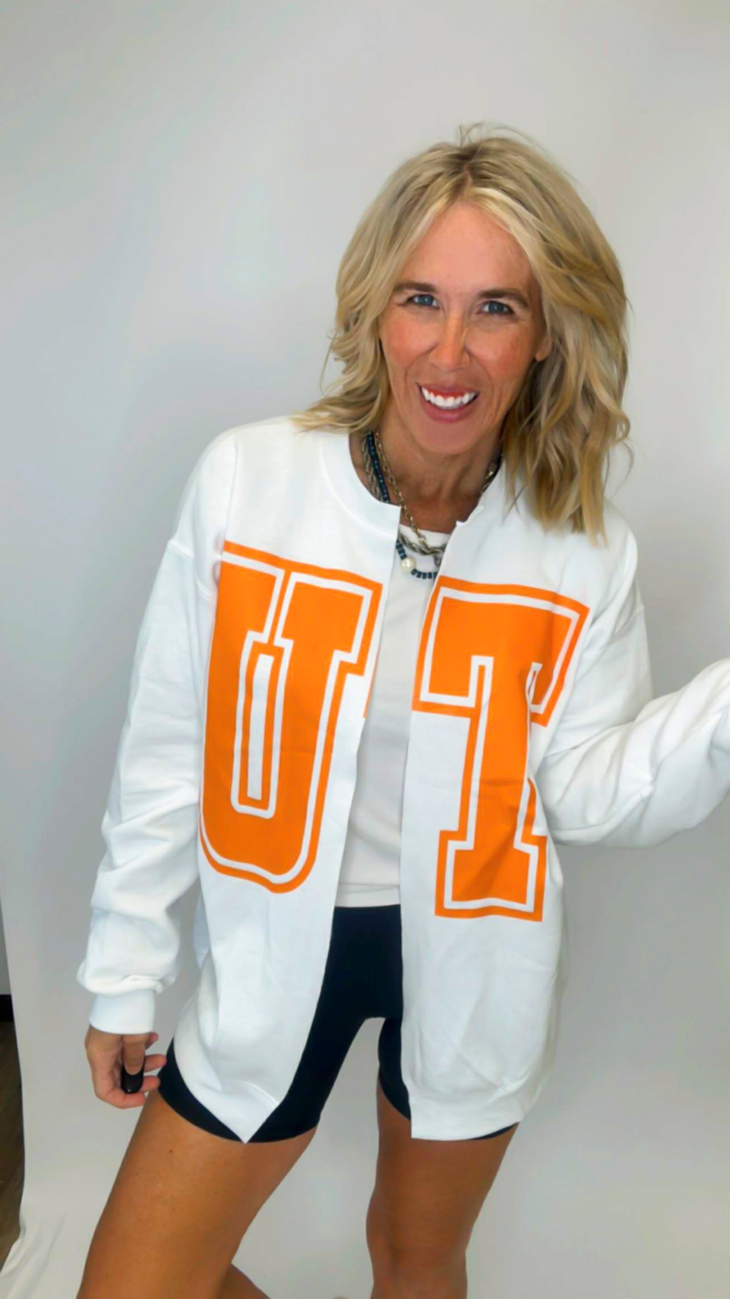 UT State Custom Sweatshirt Cardigan
