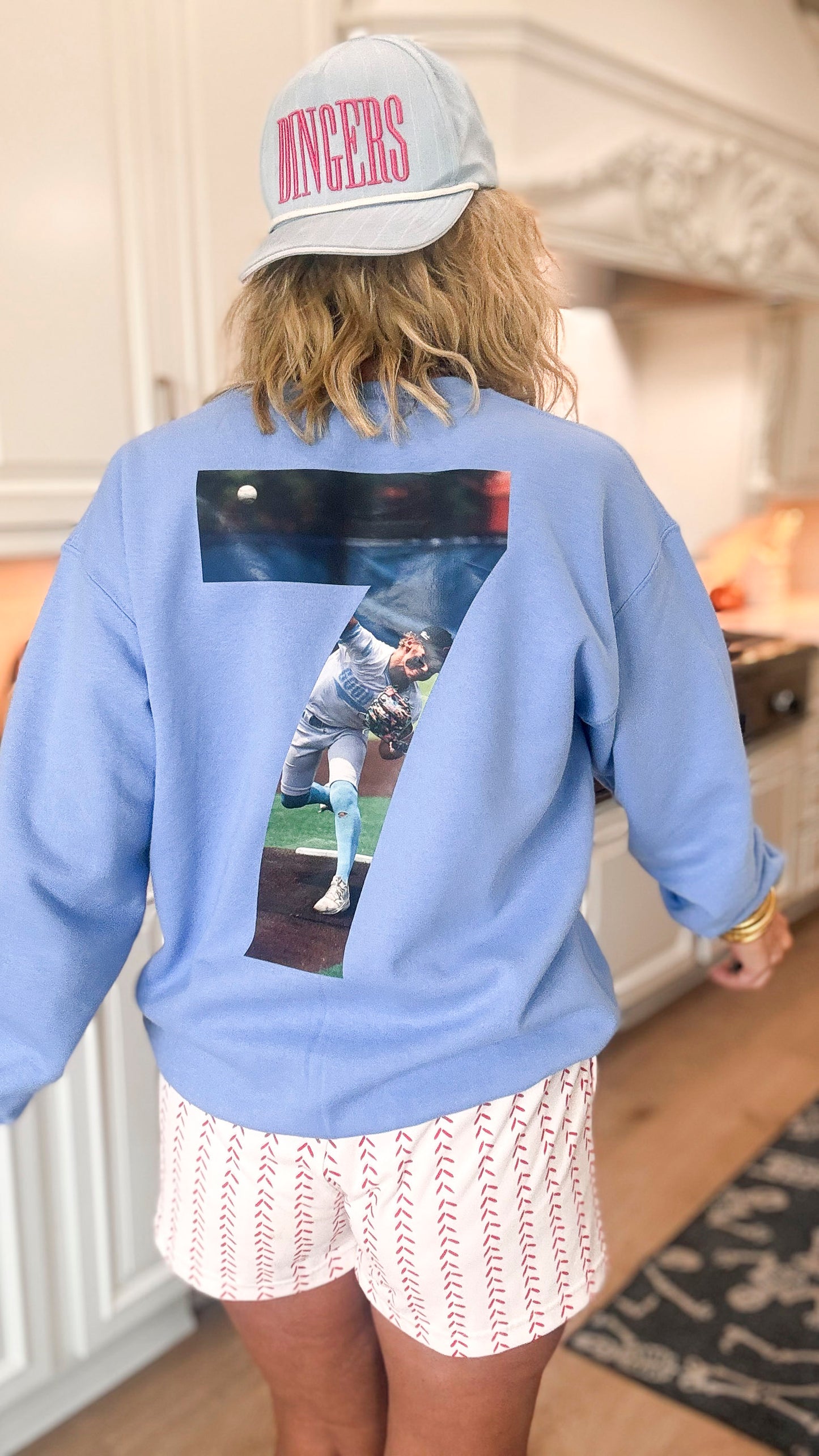 Custom Player Number Viral Graphic Sweatshirt - 2 IMAGES (FOLLOW INSTRUCTIONS)