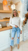 Striped Long Sleeve Everyday Pullover Sweater (2 COLORS)