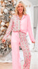 Pink Nutcracker Wide Leg Pajama Set | SALTY WAVE *DEAL* START SHIP DATE: LATE NOV