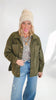 Corduroy Front Button Down Oversized Jacket (2 Colors)