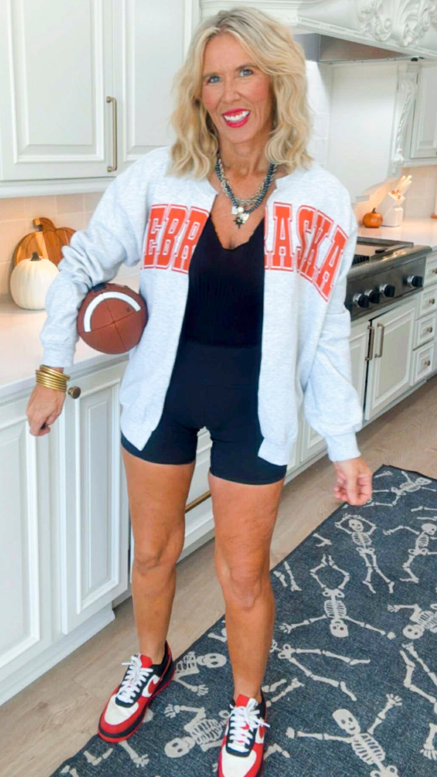 Nebraska State Custom Sweatshirt Cardigan