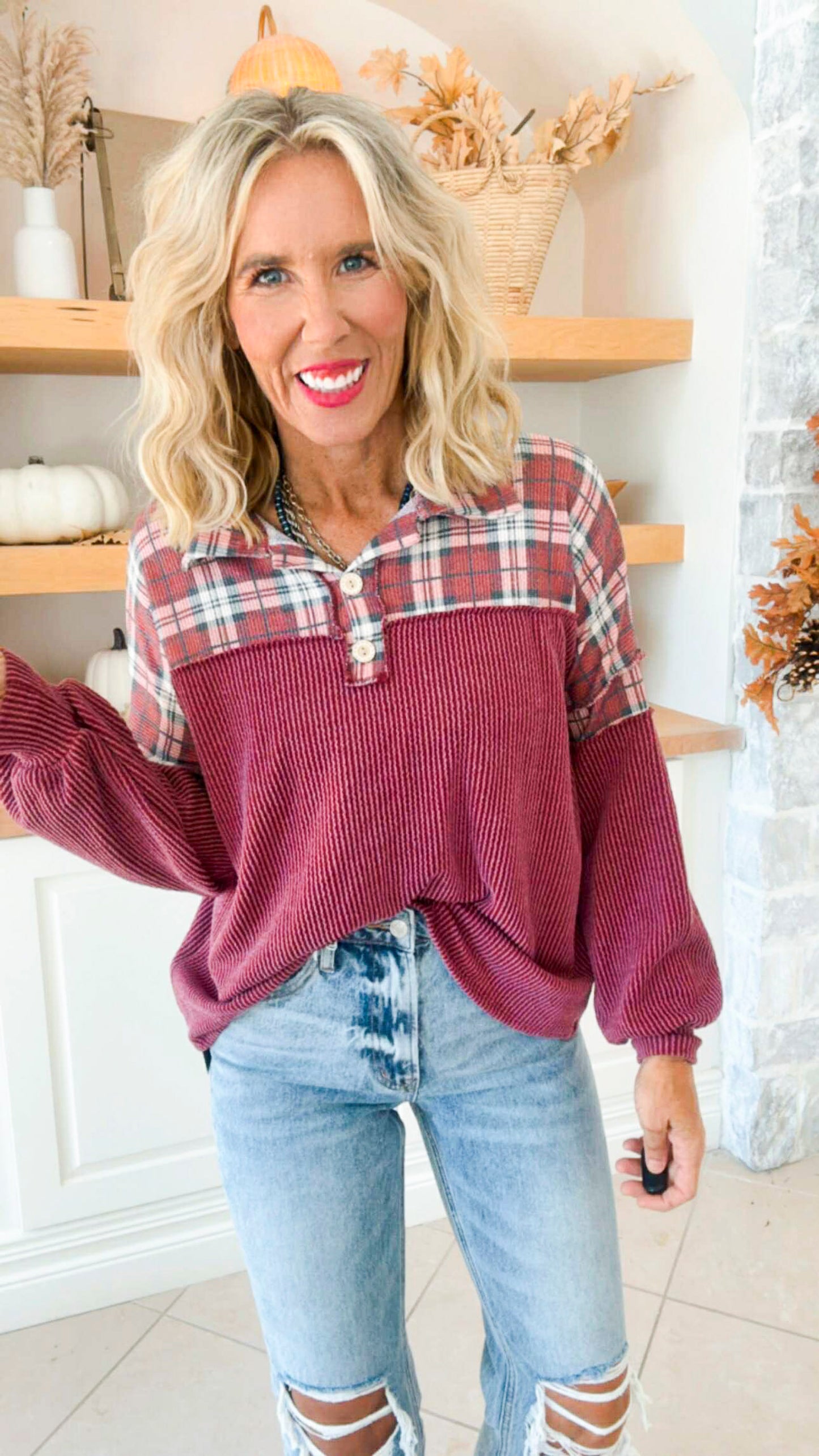 Your Lucky Long Sleeve Top (2 COLORS)