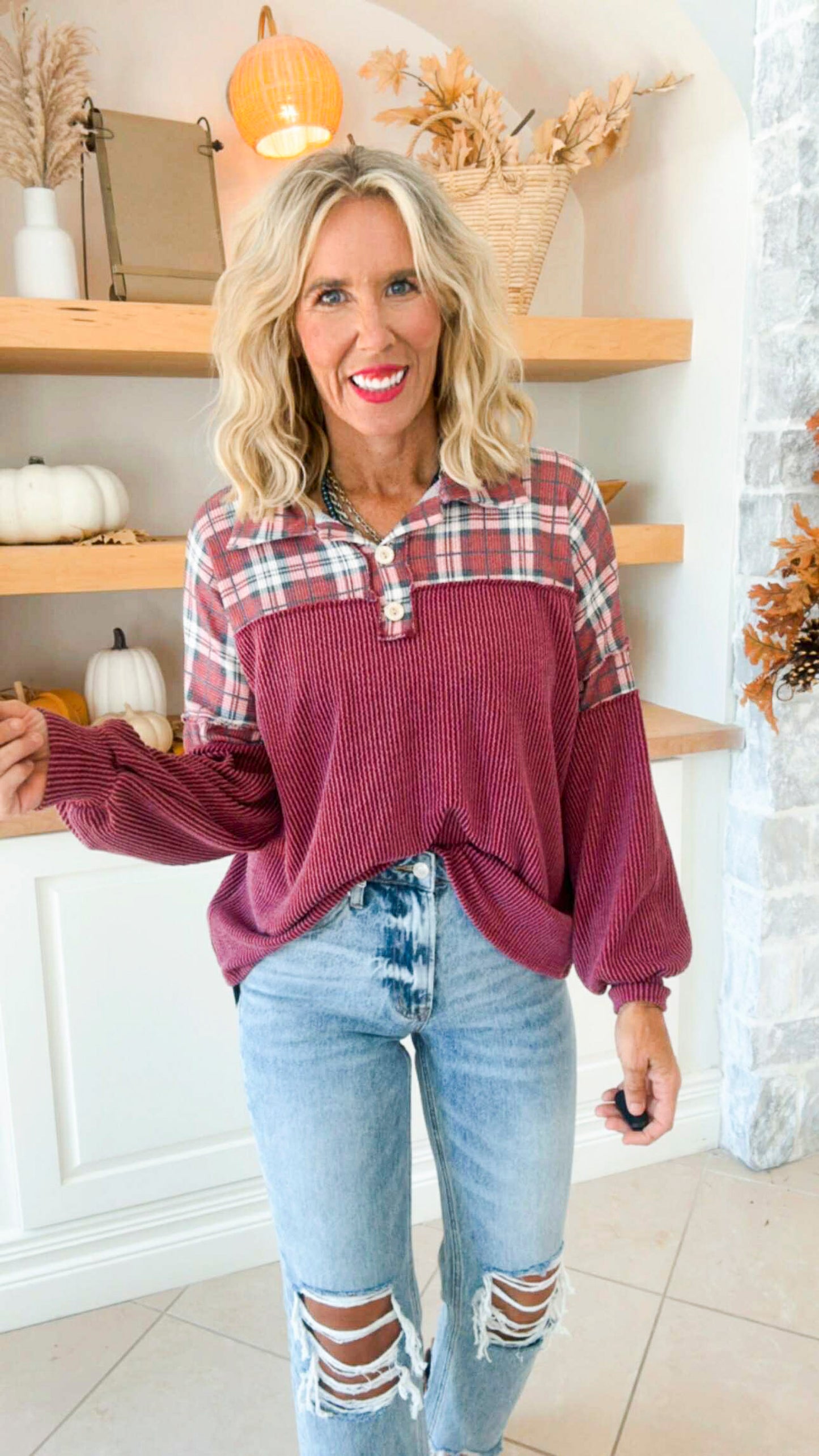 Your Lucky Long Sleeve Top (2 COLORS)