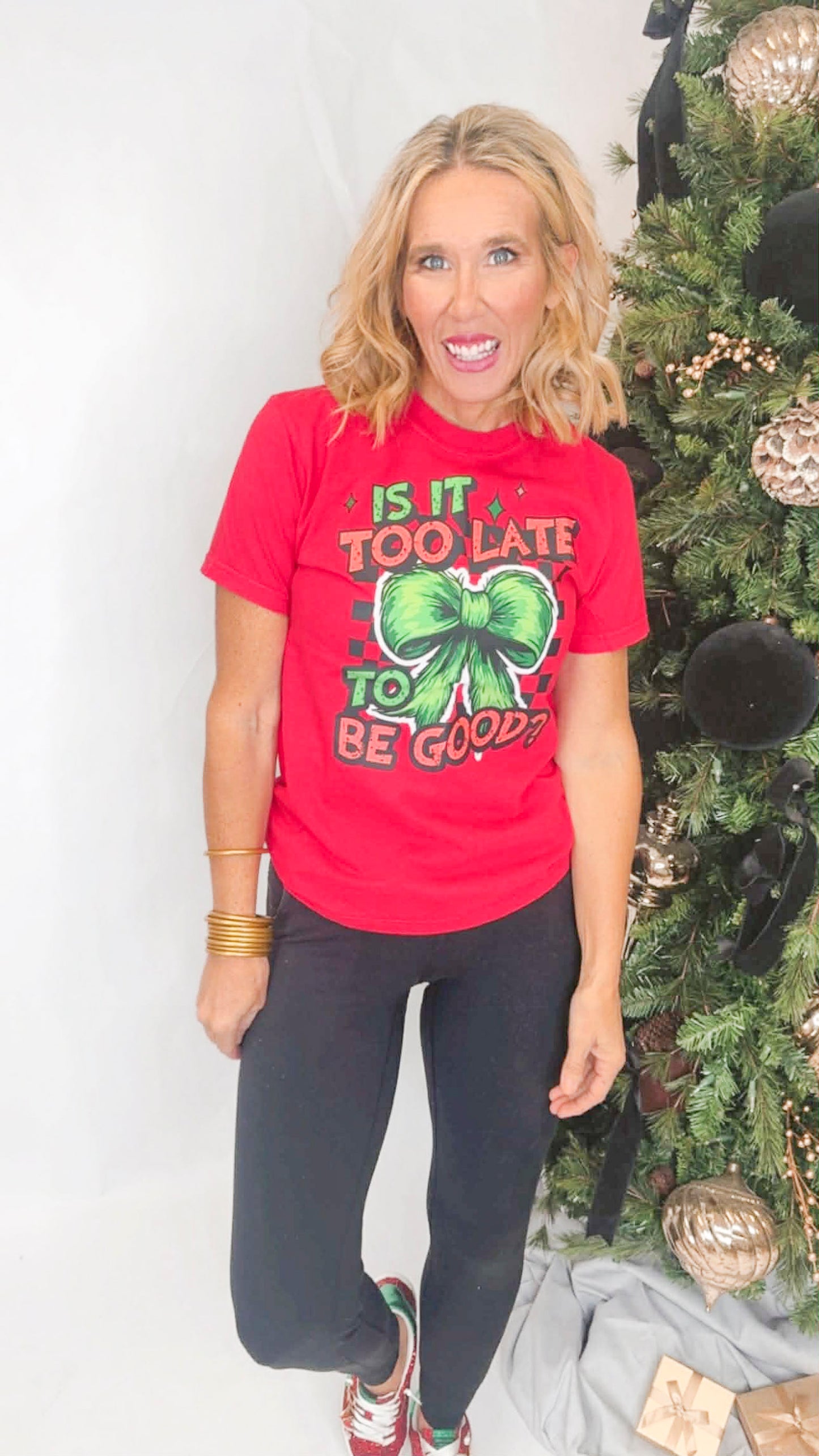 Is It Too Late To Be Good Garment Graphic T-shirt | Comfort Colors