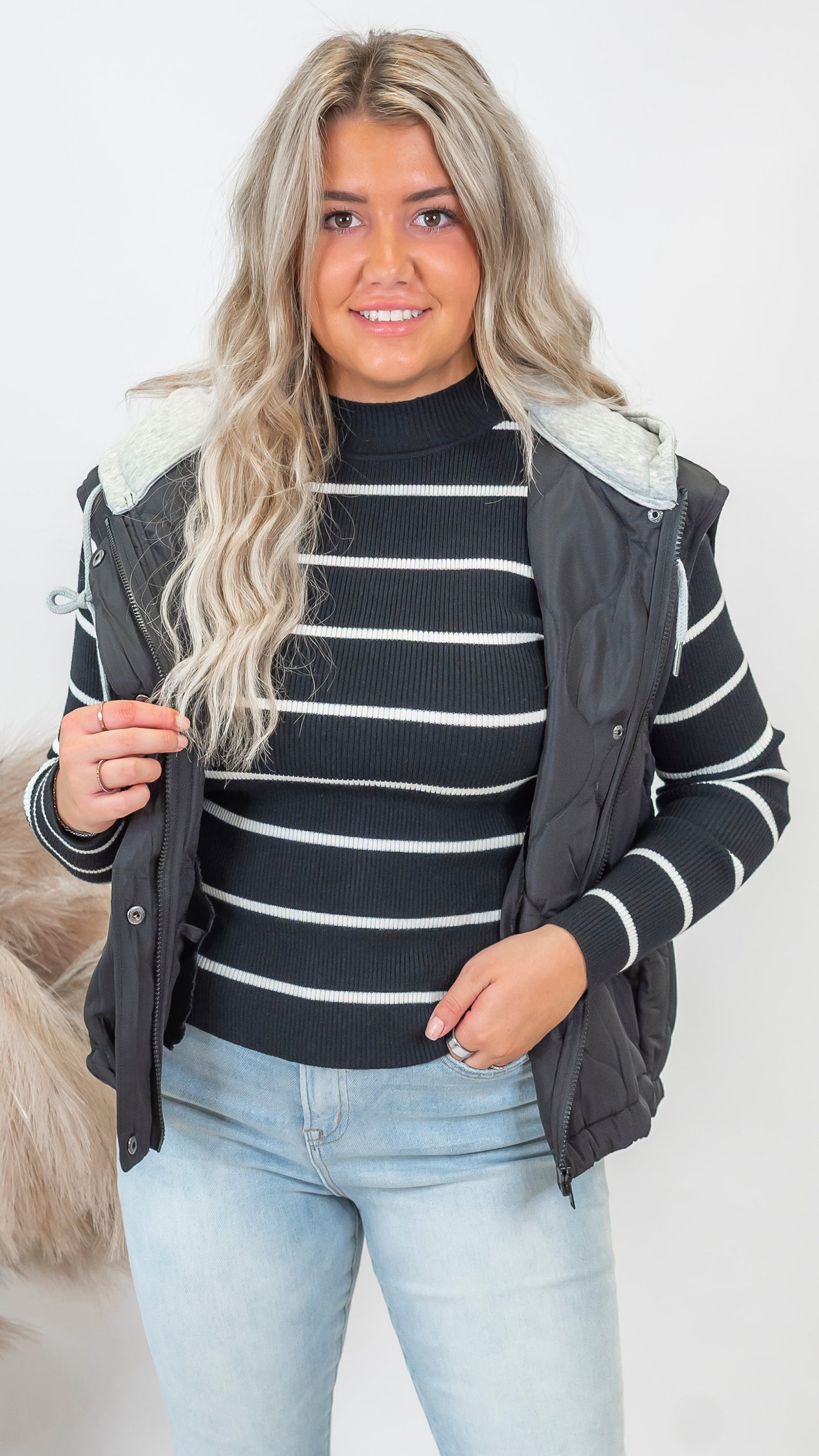 Striped Essentials Sweater by Salty Wave*