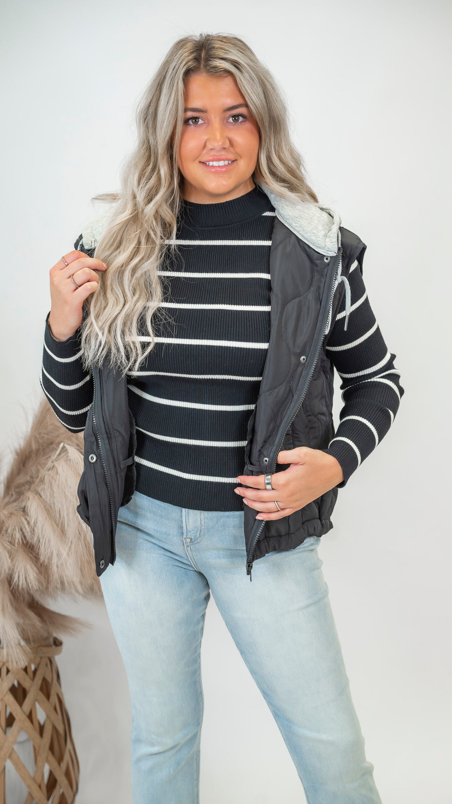 Striped Essentials Sweater by Salty Wave*