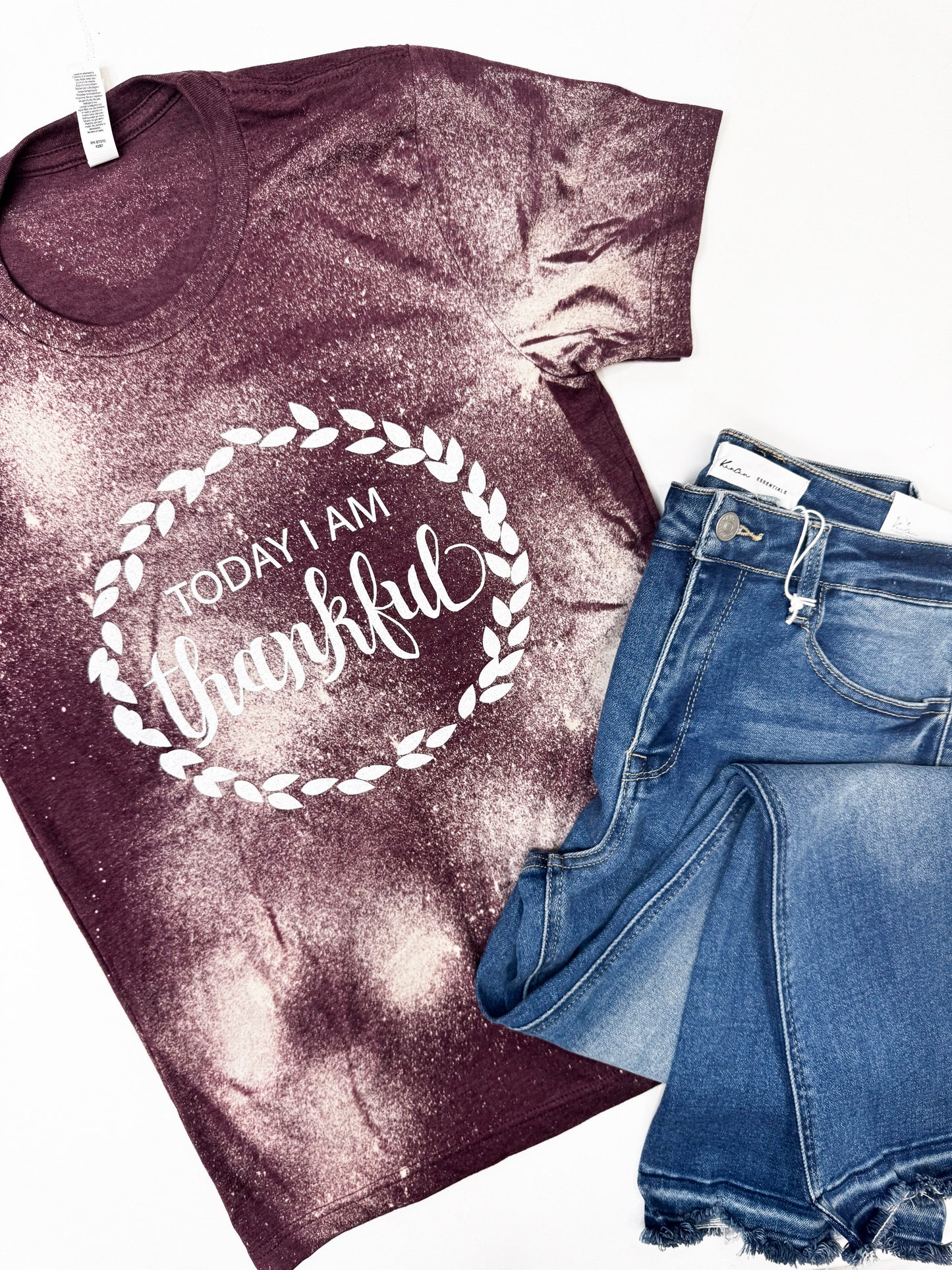 Thankful Bleached T-shirt | AS IS *FINAL SALE