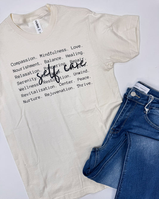 Self Care Graphic T-shirt | AS IS *FINAL SALE