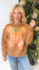 Gingerbread Body Crewneck Graphic Sweatshirt