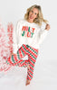Holly Jolly Crew Neck Graphic Sweatshirt