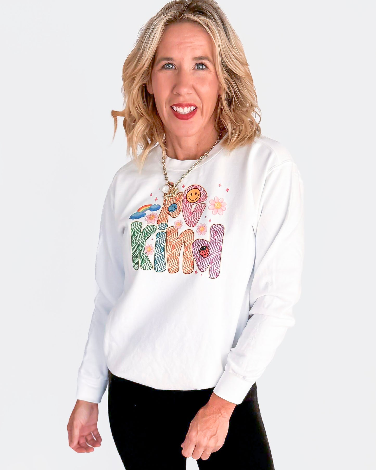 Be Kind Garment Dyed Sweatshirt | Comfort Colors -Excluded