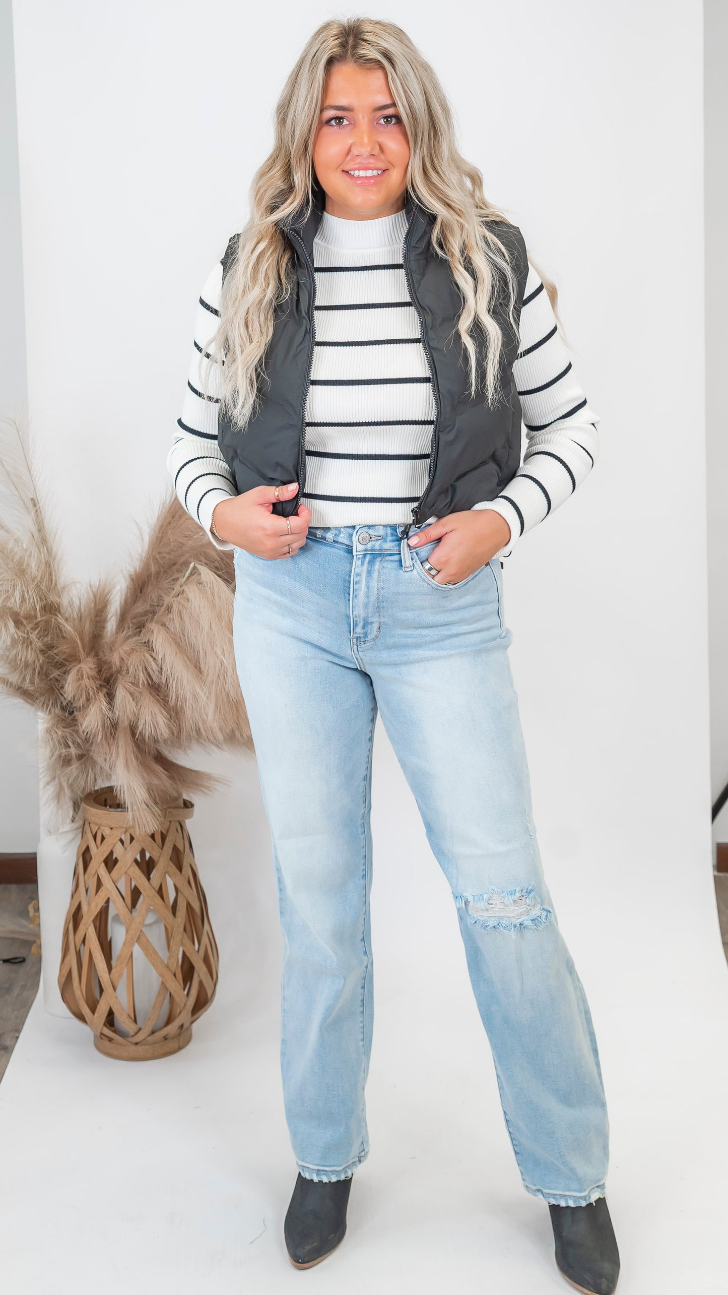Striped Essentials Sweater by Salty Wave*