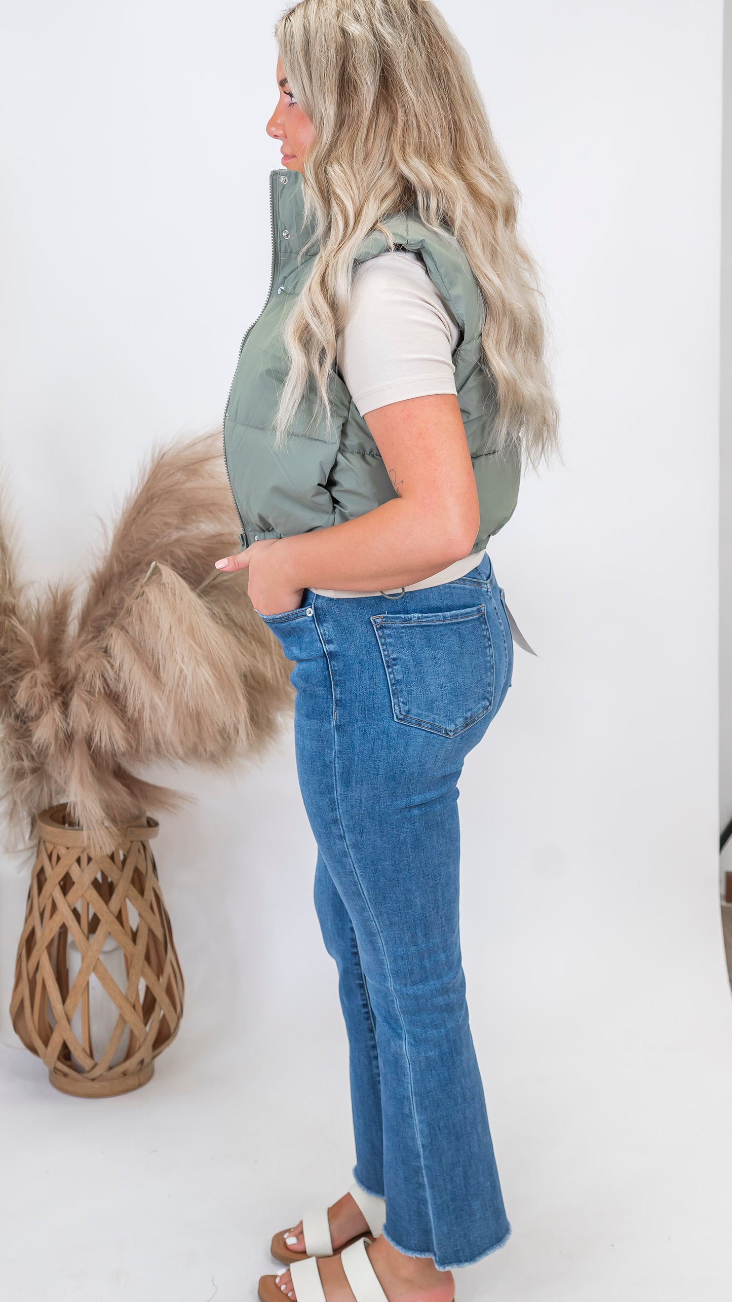 Cropped Puffer Vest (3 COLORS) *DEAL