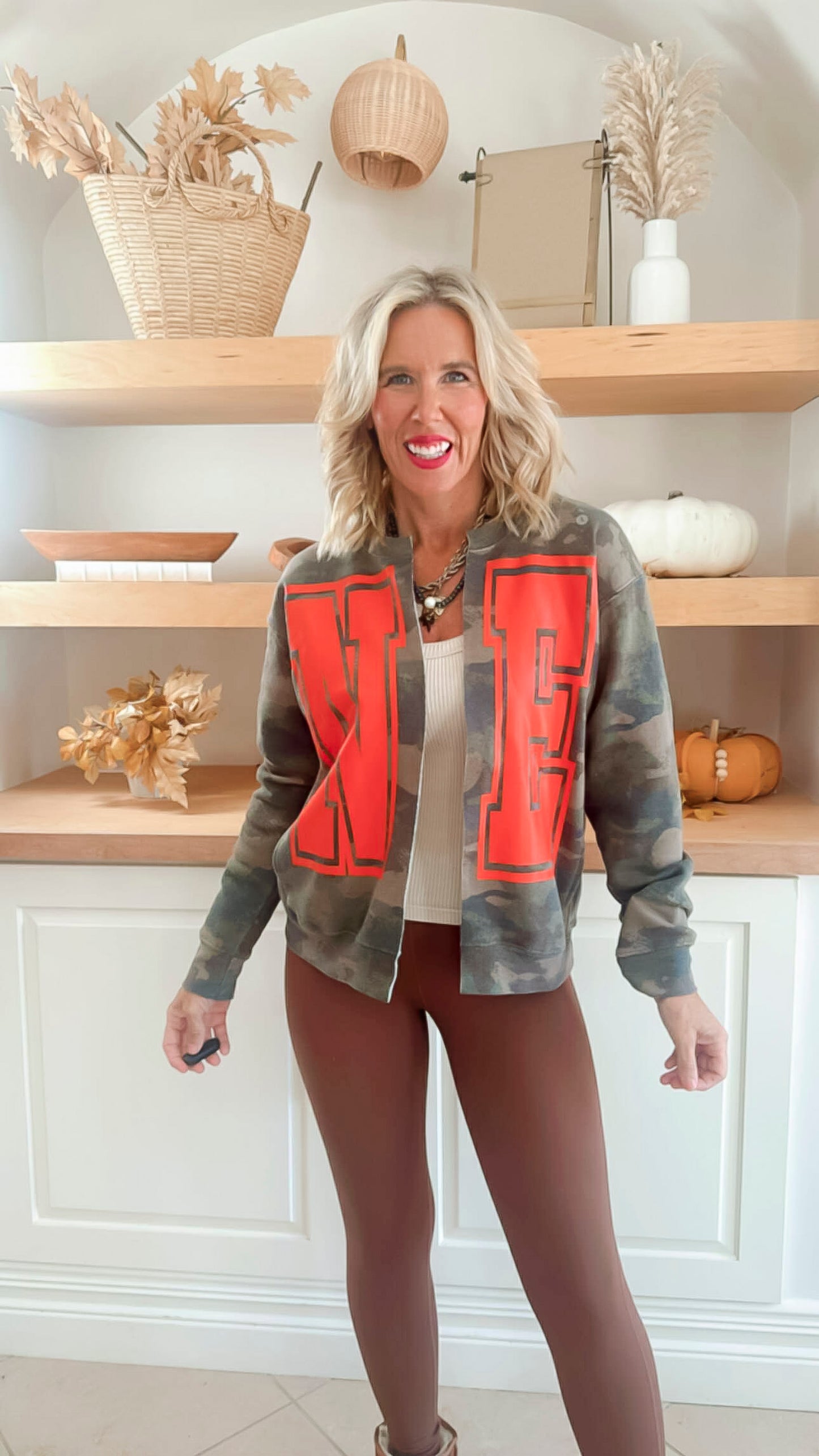 Nebraska Camo Custom Sweatshirt Cardigan