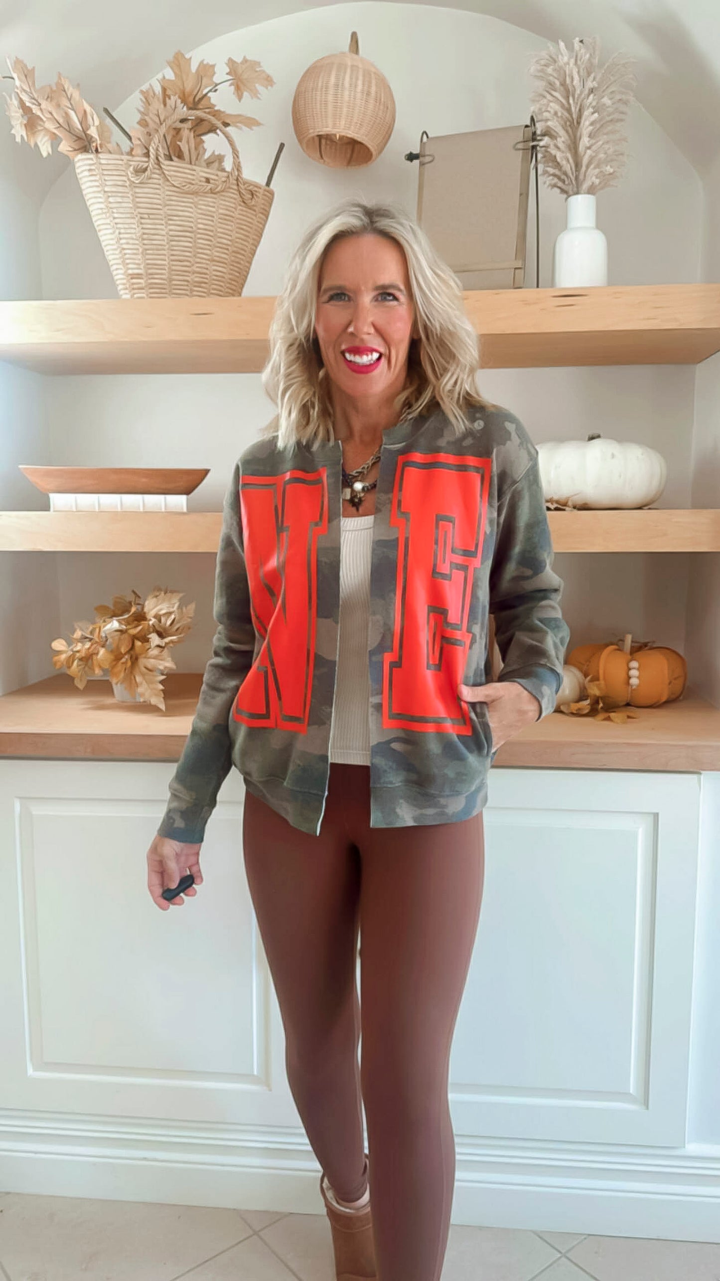 Nebraska Camo Custom Sweatshirt Cardigan