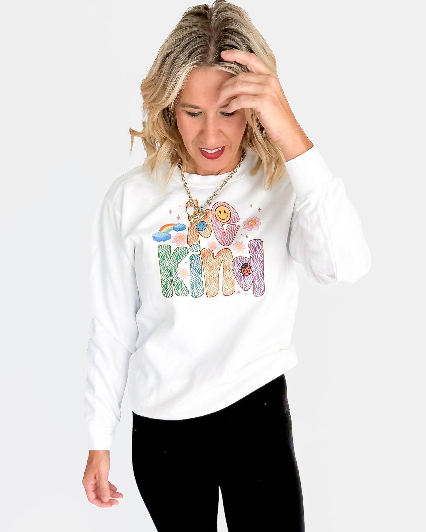 Be Kind Garment Dyed Sweatshirt | Comfort Colors -Excluded