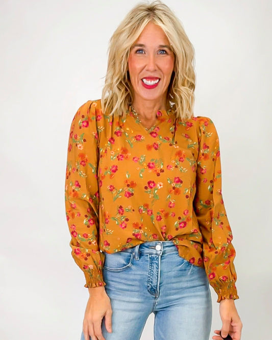 Amber Field Blouse Top