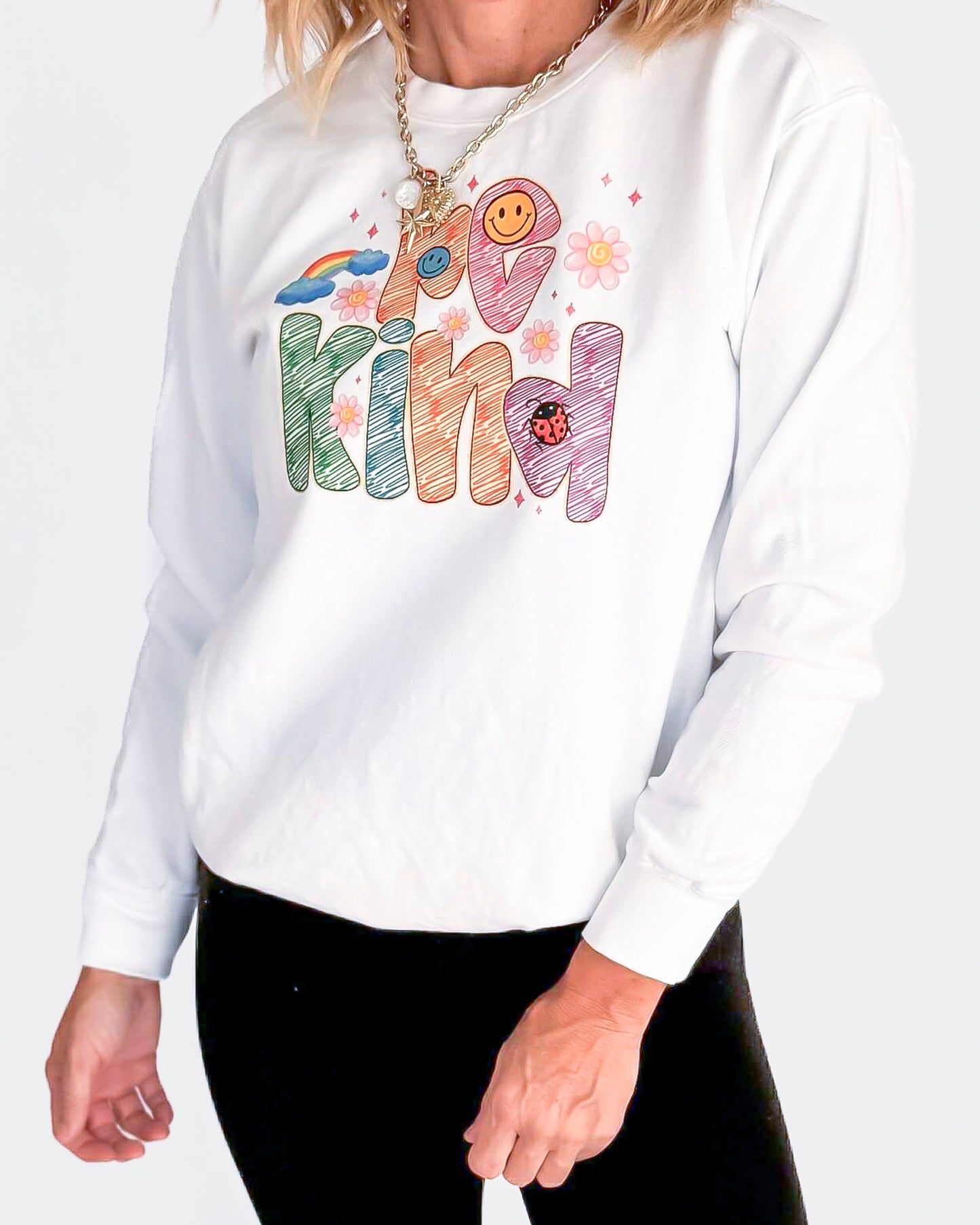 Be Kind Garment Dyed Sweatshirt | Comfort Colors -Excluded