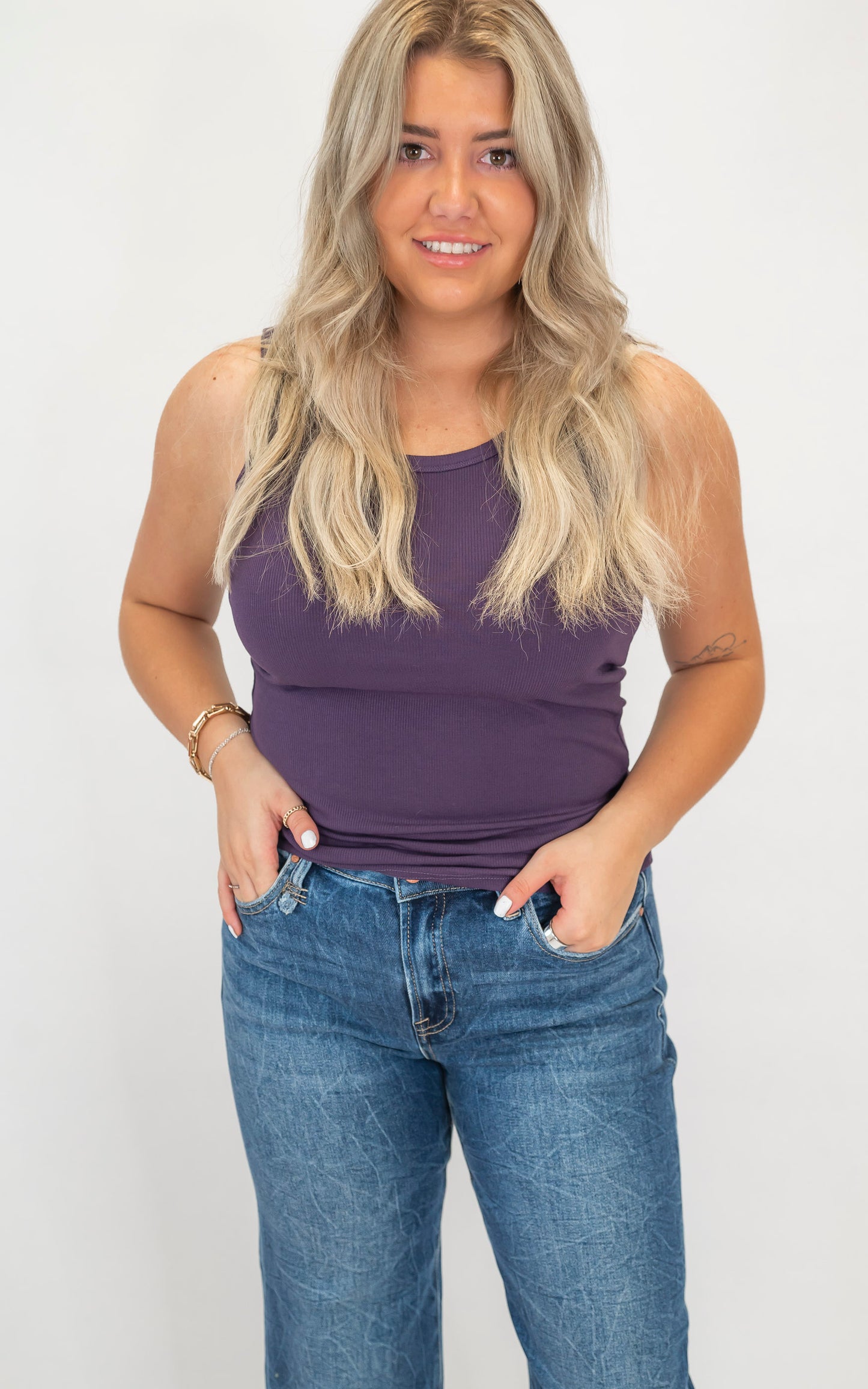Hold Tight A lil Longer Tank Top by Salty Wave - Part 2 (11 COLORS)
