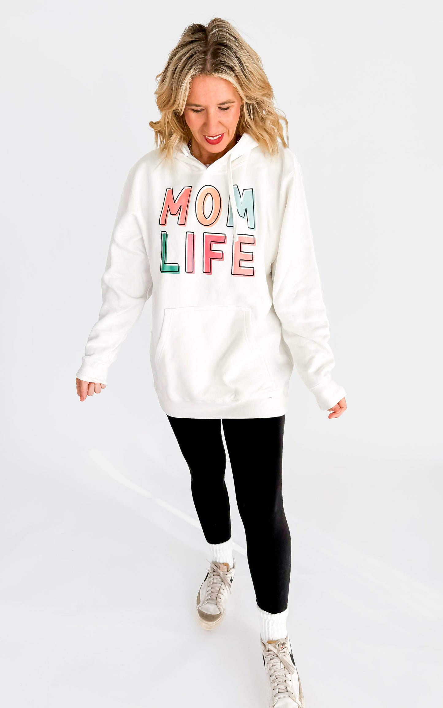Mom Life Graphic Hoodie -Excluded