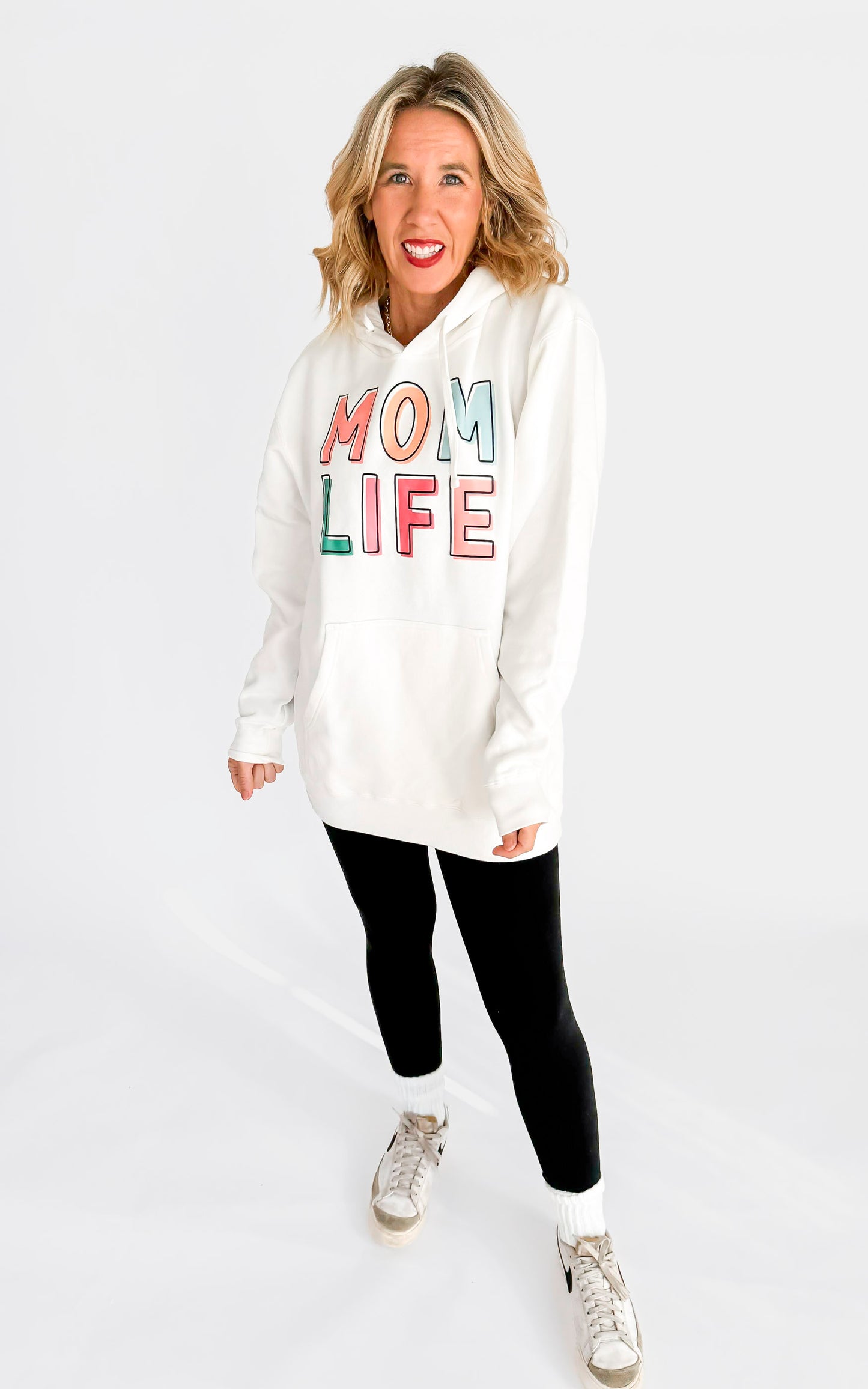 Mom Life Graphic Hoodie -Excluded