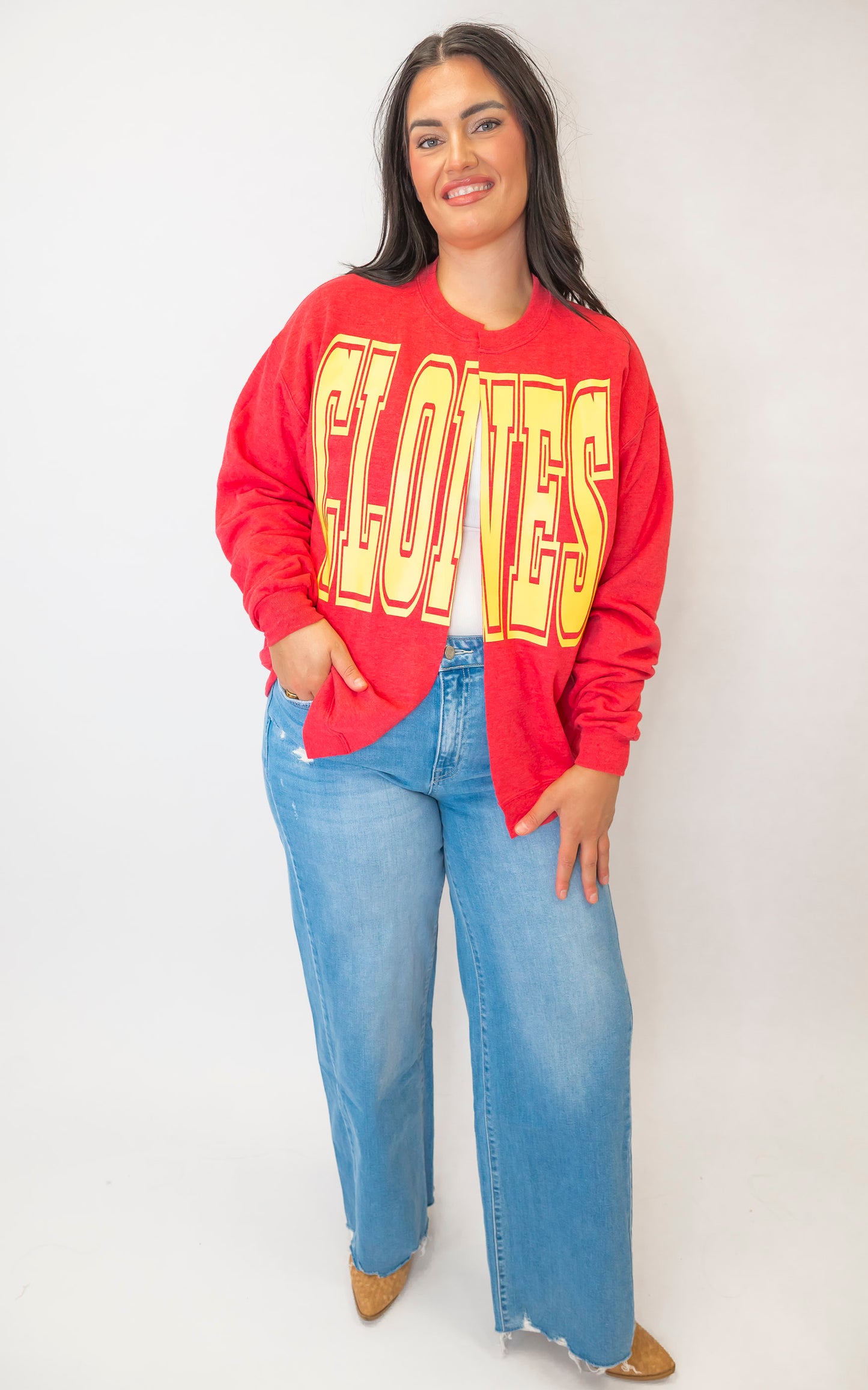 CYCLONES State Custom Sweatshirt Cardigan