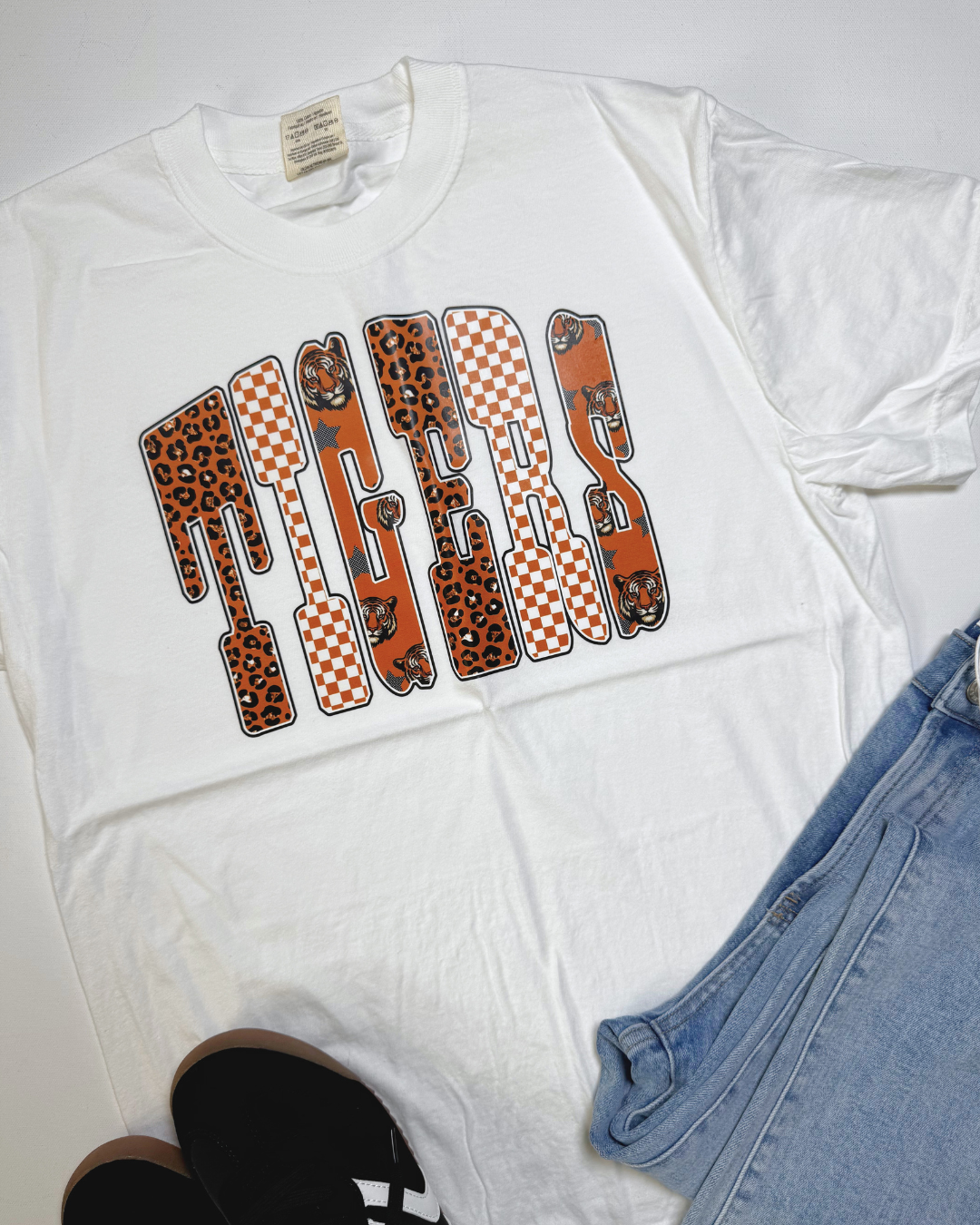Game Day Tigers Garment Graphic T-shirt