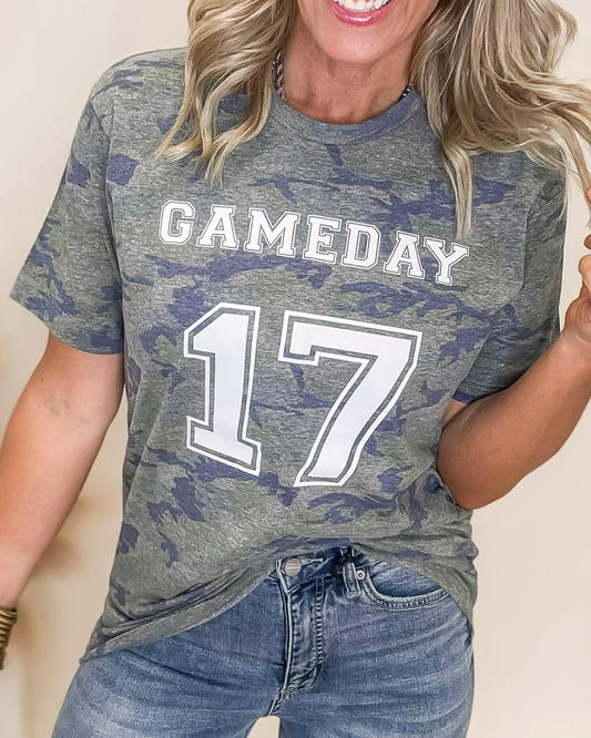 Game Day 17 Varsity Camo Graphic T-shirt