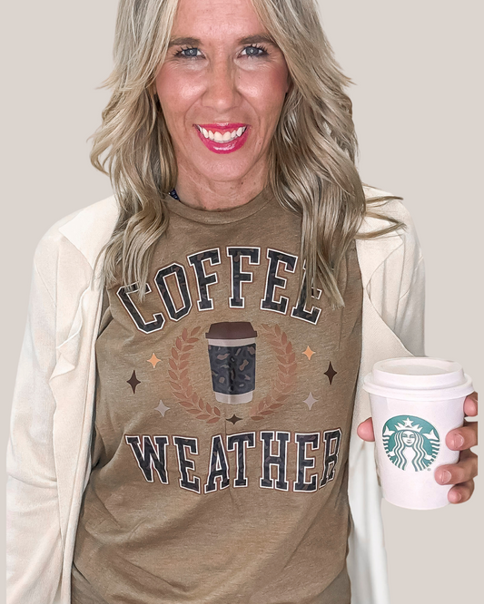 Coffee Weather Graphic T-shirt