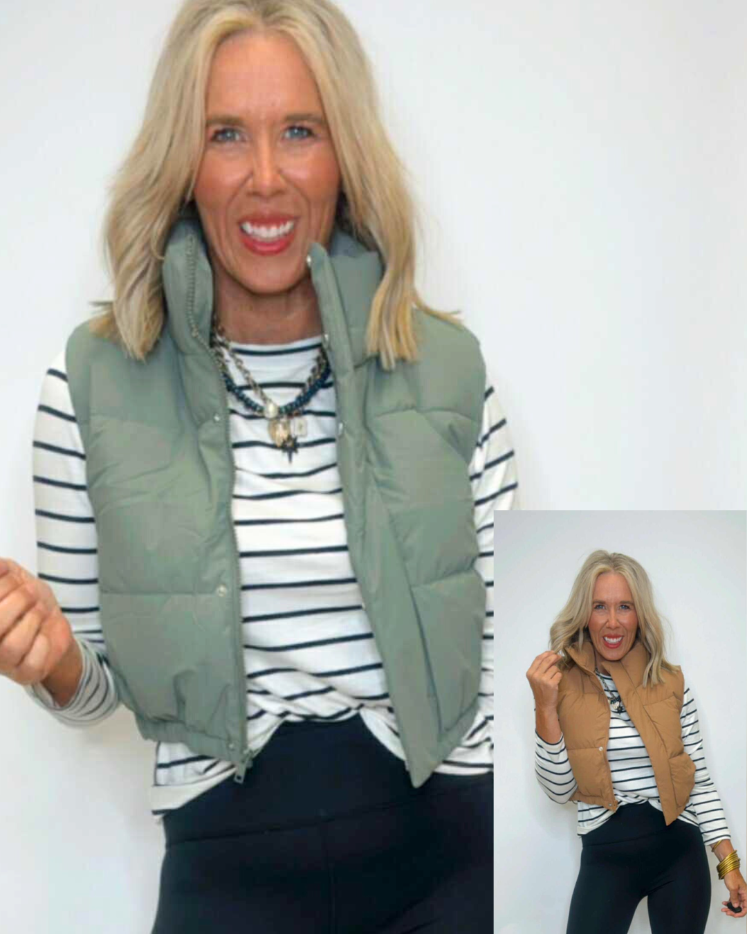 Cropped Puffer Vest (3 COLORS) *DEAL