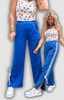 Sweet and Sporty Bow Detail Track Pants**