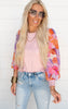feeling the floral puff sleeve top